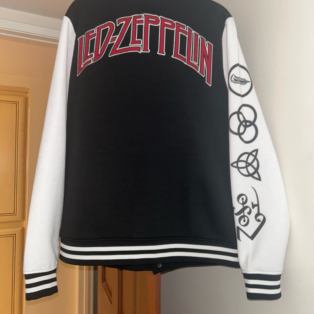 Led Zeppelin Embroidered Varsity Jacket - Picture 7 of 7